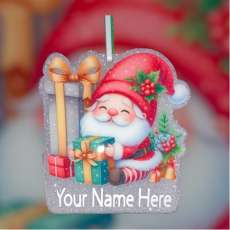 Santa Christmas Ornament