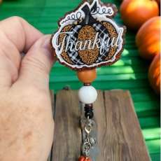 Pumpkin Thankful Badge Reel