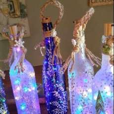 Wiine Bottle Lanterns