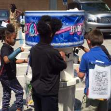 Flavor Station For All the Customers to Select Their Own Flavors