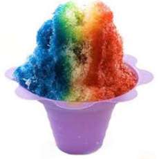 Shaved Ice in Flower Cup