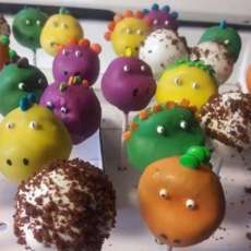 Dinosaur Theme Cake Pops