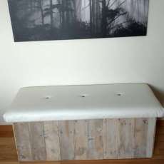 Barn Board Ottoman