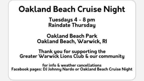 Oakland Beach Cruise Night - August