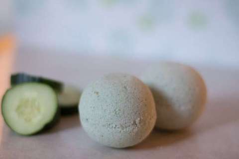 Cucumber Bath Bomb Fizzy