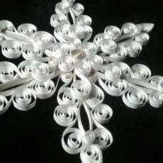 Gold Scroll Snowflake