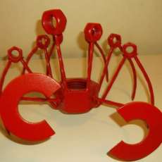 Crab Metal Sculpture