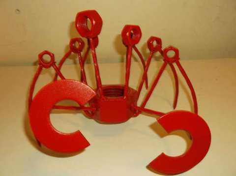 Crab Metal Sculpture