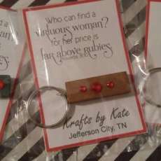 Proverbs 31:10 Keychains 2