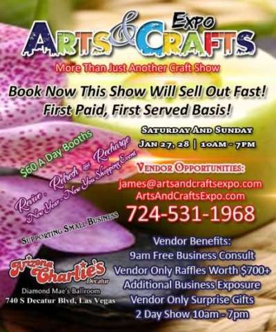 Arts and Crafts Show Jan 27-28