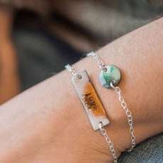 Enamel Bracelet Stack