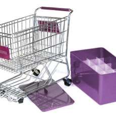 Purple Dreamkeeper Mini Shopping Cart With Matching Insert and Divider