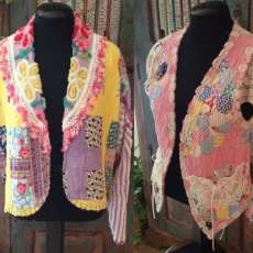 Upcycled Quilt Jacket and Vest