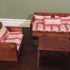 18 Doll Living Room Set