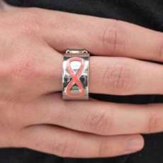 Ribbon Ring With Stretch Band