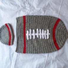 Ohio State Newborn Cocoon and Hat