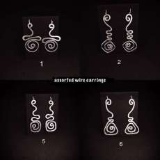 Assorted Wire Earrings