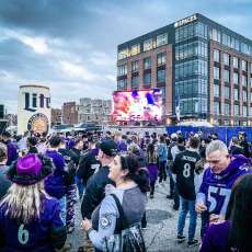 Ravens Tailgate at Stadium Square