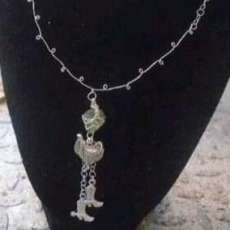 Sterling & Peridot Western Necklace