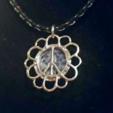 Peaceful Sodlite and Sterling Pendant