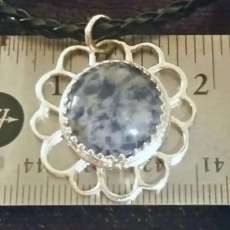 Soothing Sodalite and Sterling Pendant