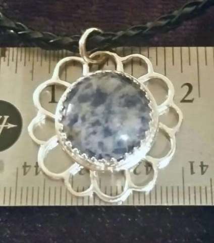 Soothing Sodalite and Sterling Pendant