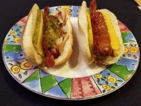 Andouille Sausage & All-Beef Hotdog