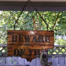 Funny Beware of the ???? Sign