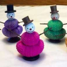 Sea Urchin Snow Men