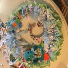 Diaper Wreath
