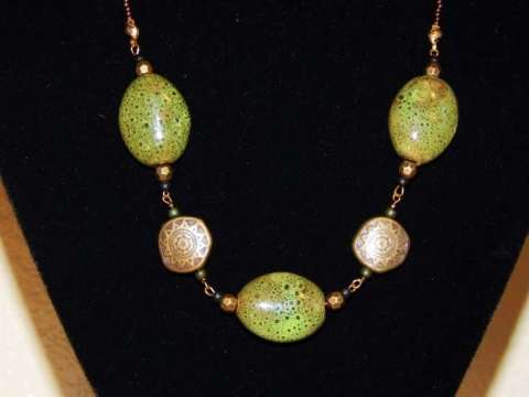 Moss Stone - Necklace