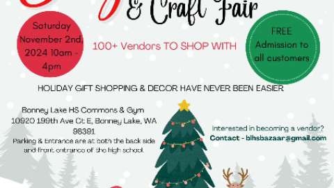 Bonney Lake High School Holiday Bazaar & Craft Fair