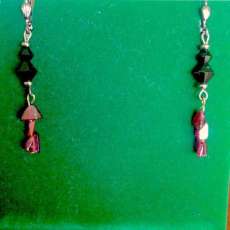 Garnet and Swarovski!