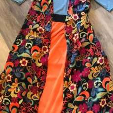 Lularoe S Joy Vest, S Gigi Top, XS Lola Skirt