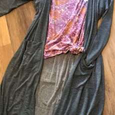 Lularoe XL Sarah Sweater, XL Julia Dress, 2xl Perfect T