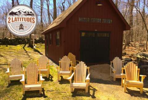 2latitudes Llc. Shop With Chairs Outside