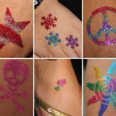 Glitter Tatttoos Wildly Popular