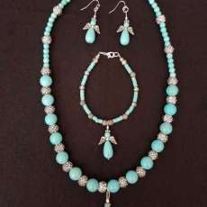 Turquoise Angel 3 Piece Set