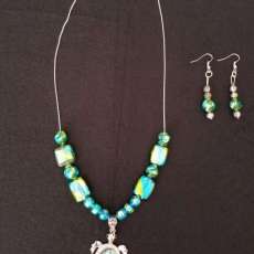 Teal & Green 2 Piece Turtle Set