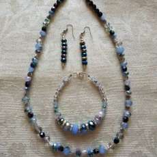 Blue/Light Blue 3 Piece Set