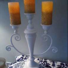 White Candleabra