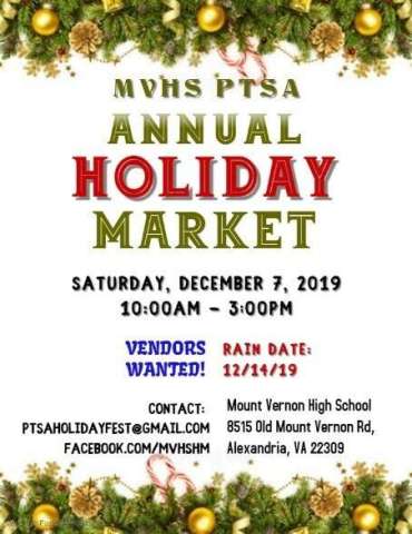 MVHS PTSA 2019 Holiday Market