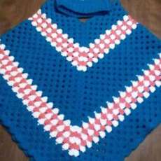 Childs' Poncho W/ Matching Hat