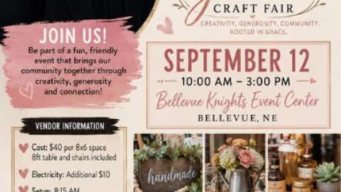 Giving Grace Craft Fair- September