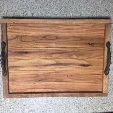 Tray With Iron Handles