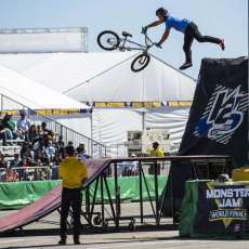Derek Hildebrandt at Monster Jam World Finals Pit Party 2017