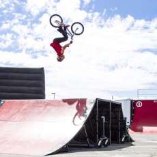 David Peraza at Monster Jam World Finals Pit Party 2017