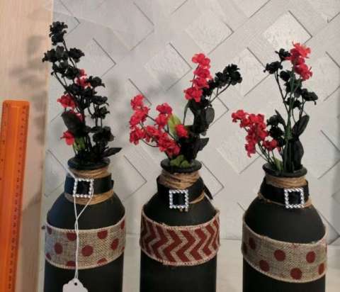Set of 3 Designer Vases