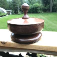 Walnut Candy Dish