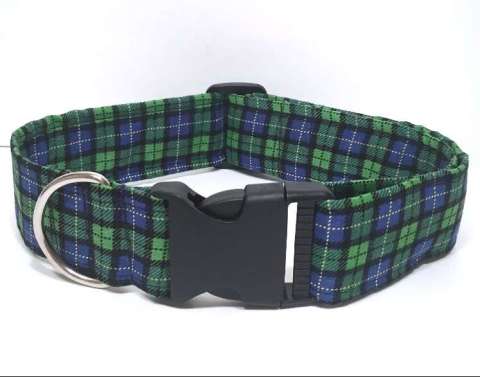 Plaid Dog Collar